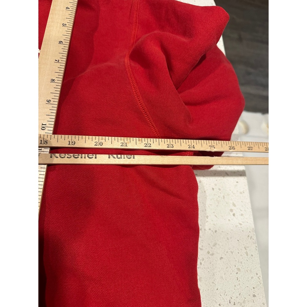 VTG Y2K Abercrombie & Fitch Mens Red Hoodie Sweatshirt XL - Picture 8 of 14